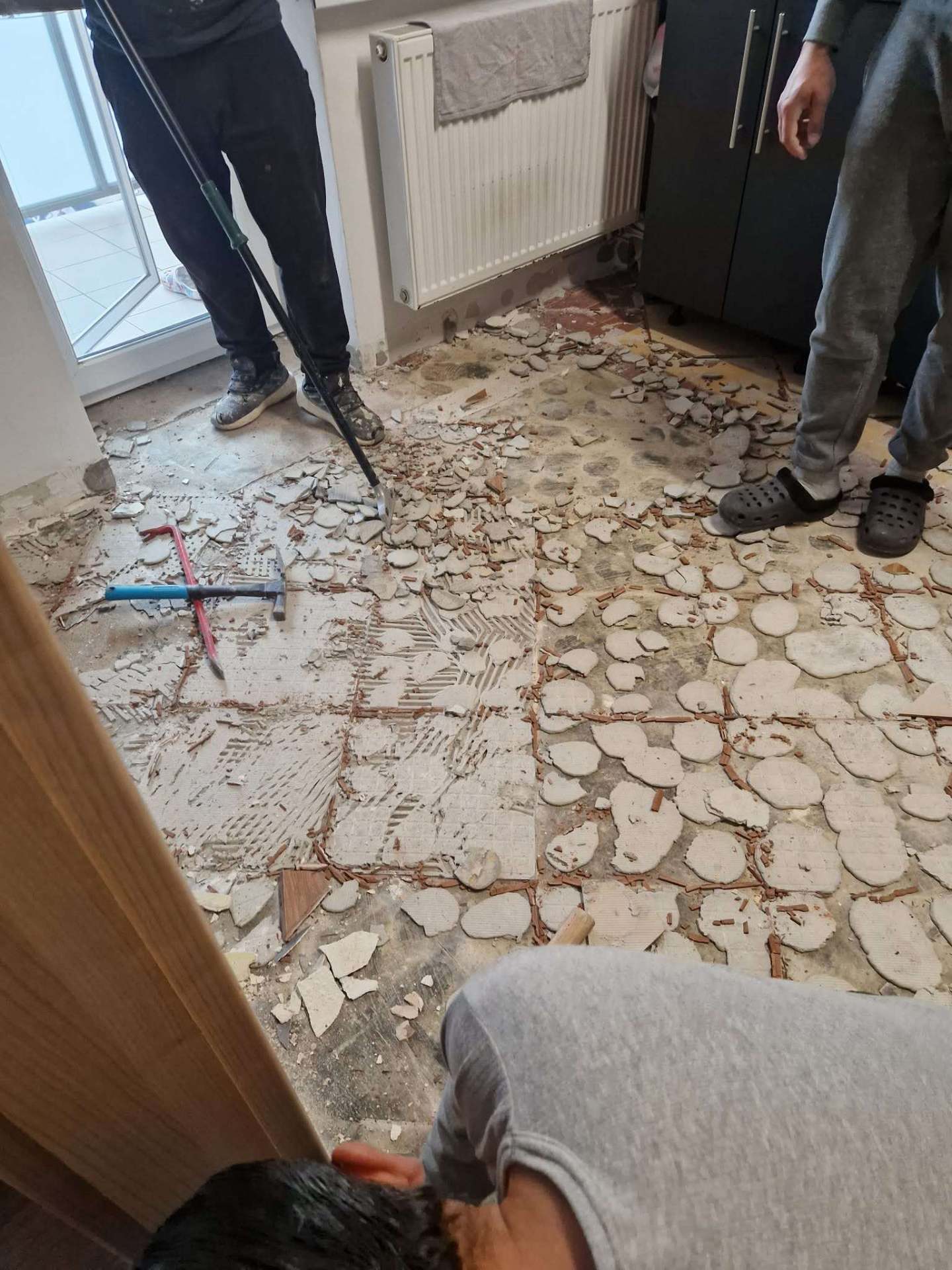 Interiérová dlažba – před realizací
